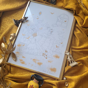 Tableau « Que les Oiseaux volent et mon Ame sera libre… »