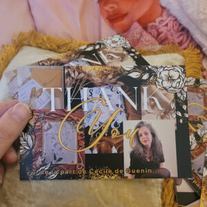 Carte postale remerciement