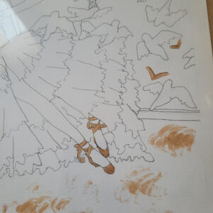 Tableau « Que les Oiseaux volent et mon Ame sera libre… »