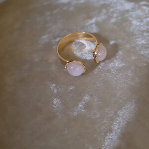 Bague Dualité rosée