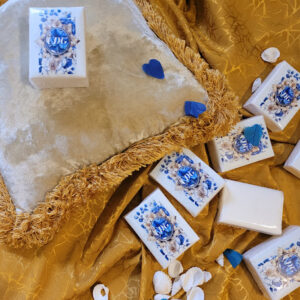 Paquet de mouchoirs « fleur bleue »