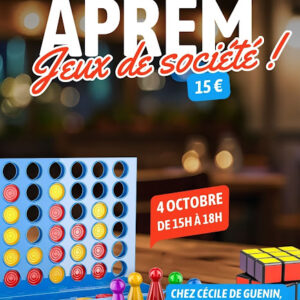 Aprem Jeux de Société le 4 octobre