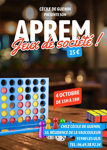 Aprem Jeux de Société le 4 octobre